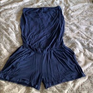 Maternity strapless romper